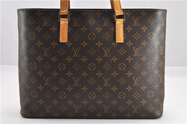 Authentic Louis Vuitton Monogram Luco Shoulder Tote Bag M51155 LV 1829G