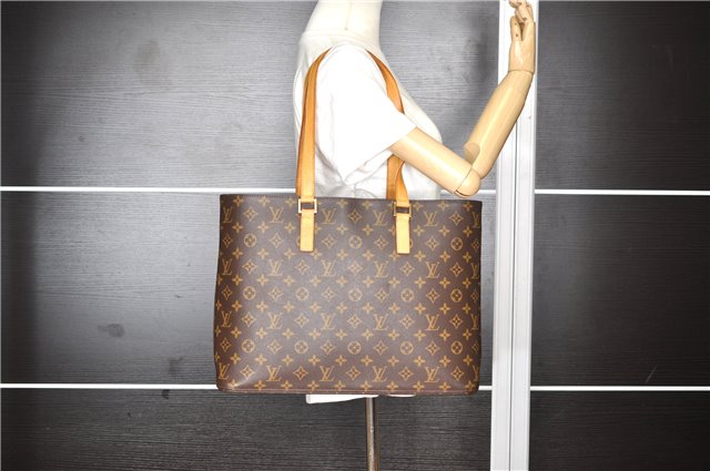 Authentic Louis Vuitton Monogram Luco Shoulder Tote Bag M51155 LV 1829G