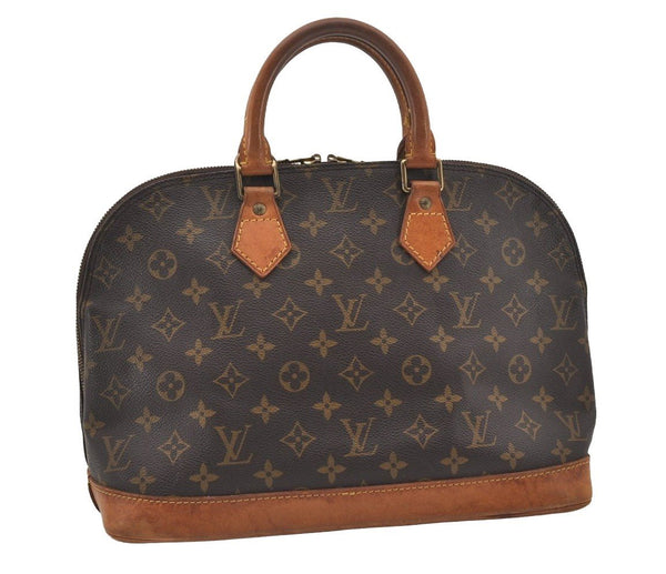 Authentic Louis Vuitton Monogram Alma Hand Bag Purse M51130 LV 1829I