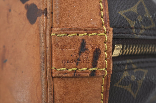 Authentic Louis Vuitton Monogram Alma Hand Bag Purse M51130 LV 1829I