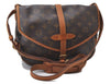 Auth Louis Vuitton Monogram Saumur 30 Shoulder Cross Body Bag M42256 LV 1830D