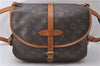 Auth Louis Vuitton Monogram Saumur 30 Shoulder Cross Body Bag M42256 LV 1830D