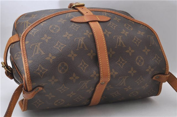Auth Louis Vuitton Monogram Saumur 30 Shoulder Cross Body Bag M42256 LV 1830D