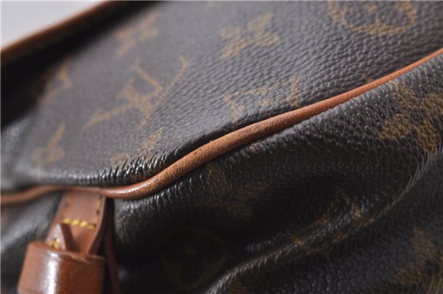 Auth Louis Vuitton Monogram Saumur 30 Shoulder Cross Body Bag M42256 LV 1830D