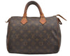 Authentic Louis Vuitton Monogram Speedy 25 Boston Hand Bag M41528 LV 1830I