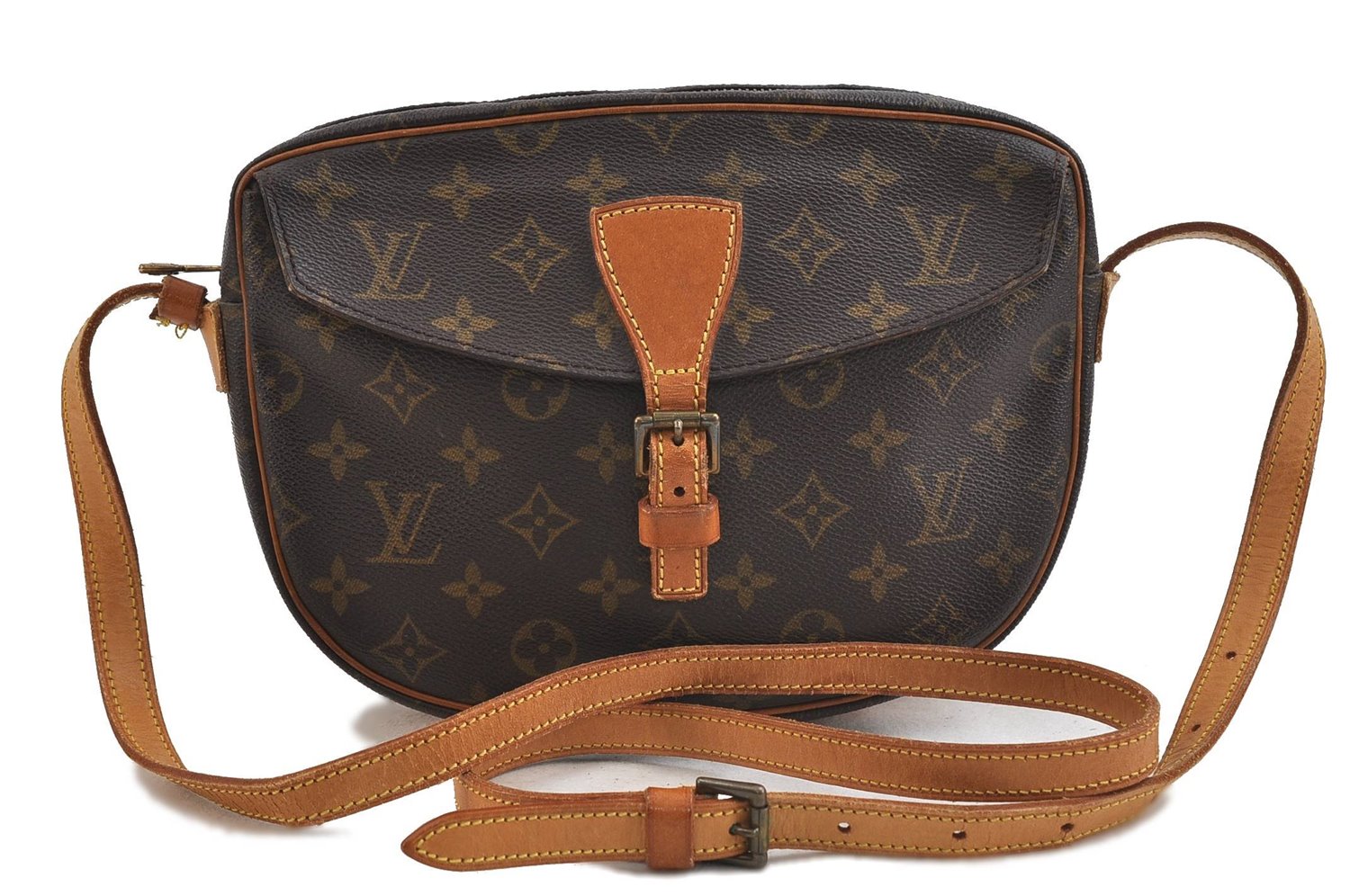 Auth Louis Vuitton Monogram Jeune Fille MM Shoulder Cross Bag M51226 LV 1831D