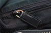 Authentic PRADA Nylon Tessuto Leather Shoulder Hand Bag B11215 Navy Blue 1831G