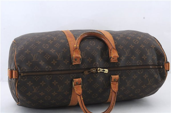 Auth Louis Vuitton Monogram Keepall Bandouliere 50 Boston Bag M41416 LV 1832D