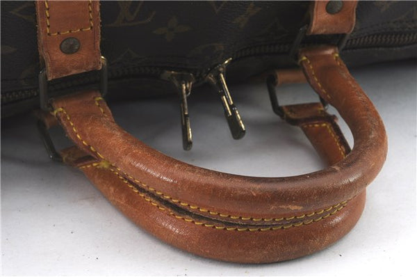 Auth Louis Vuitton Monogram Keepall Bandouliere 50 Boston Bag M41416 LV 1832D