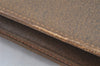 Authentic GUCCI Web Sherry Line Vintage Document Case Leather Brown 1832I