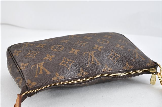 Authentic Louis Vuitton Monogram Pochette Accessoires Pouch M51980 LV 1833D