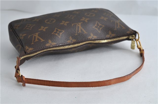 Authentic Louis Vuitton Monogram Pochette Accessoires Pouch M51980 LV 1833D
