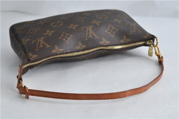 Authentic Louis Vuitton Monogram Pochette Accessoires Pouch M51980 LV 1833D