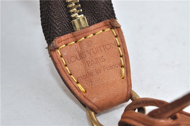 Authentic Louis Vuitton Monogram Pochette Accessoires Pouch M51980 LV 1833D