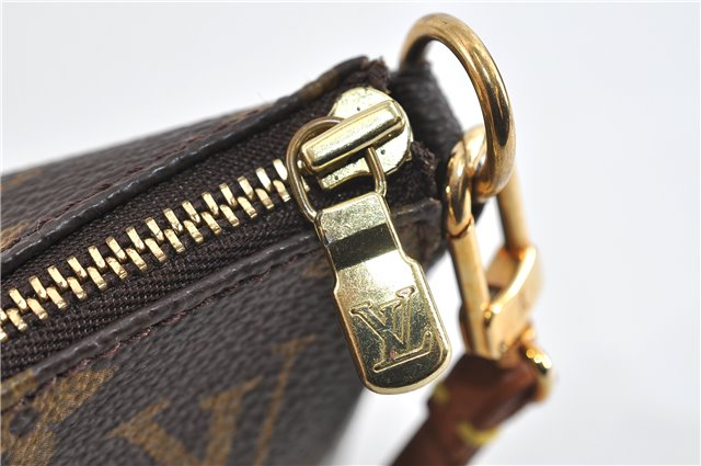 Authentic Louis Vuitton Monogram Pochette Accessoires Pouch M51980 LV 1833D