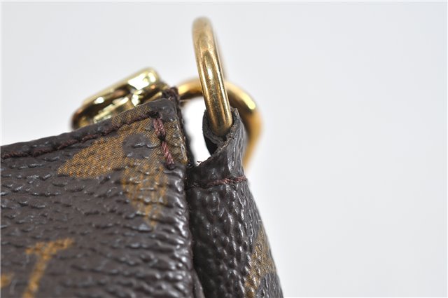 Authentic Louis Vuitton Monogram Pochette Accessoires Pouch M51980 LV 1833D