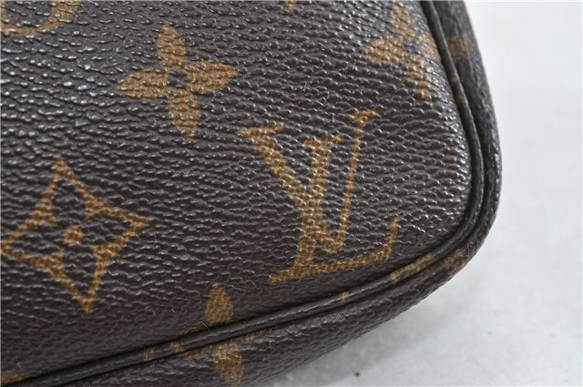 Authentic Louis Vuitton Monogram Pochette Accessoires Pouch M51980 LV 1833D