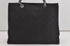 Authentic GUCCI Vintage Bamboo Hand Bag GG Nylon Leather 0021010 Black 1833I