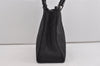 Authentic GUCCI Vintage Bamboo Hand Bag GG Nylon Leather 0021010 Black 1833I