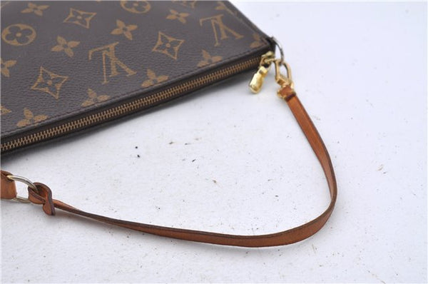 Authentic Louis Vuitton Monogram Pochette Accessoires Pouch M51980 LV 1834D