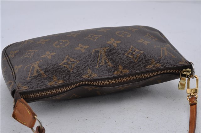 Authentic Louis Vuitton Monogram Pochette Accessoires Pouch M51980 LV 1834D