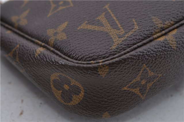 Authentic Louis Vuitton Monogram Pochette Accessoires Pouch M51980 LV 1834D