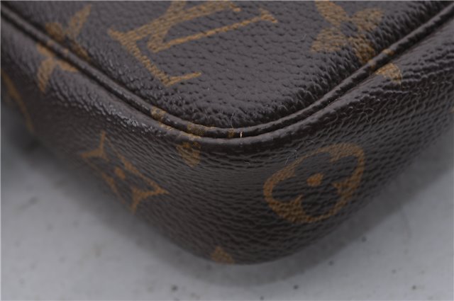 Authentic Louis Vuitton Monogram Pochette Accessoires Pouch M51980 LV 1834D