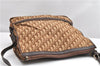 Authentic Christian Dior Trotter Shoulder Cross Bag Canvas Leather Brown 1834G