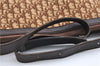 Authentic Christian Dior Trotter Shoulder Cross Bag Canvas Leather Brown 1834G