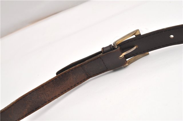 Authentic Christian Dior Trotter Shoulder Cross Bag Canvas Leather Brown 1834G