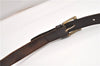 Authentic Christian Dior Trotter Shoulder Cross Bag Canvas Leather Brown 1834G