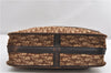 Authentic Christian Dior Trotter Shoulder Cross Bag Canvas Leather Brown 1834G