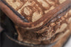 Authentic Christian Dior Trotter Shoulder Cross Bag Canvas Leather Brown 1834G