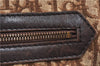 Authentic Christian Dior Trotter Shoulder Cross Bag Canvas Leather Brown 1834G