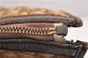 Authentic Christian Dior Trotter Shoulder Cross Bag Canvas Leather Brown 1834G