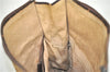 Authentic Christian Dior Trotter Shoulder Cross Bag Canvas Leather Brown 1834G
