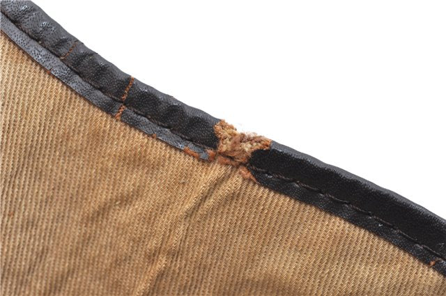Authentic Christian Dior Trotter Shoulder Cross Bag Canvas Leather Brown 1834G