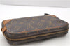 Auth Louis Vuitton Monogram Marly Dragonne PM Clutch Hand Bag M51827 LV 1835D