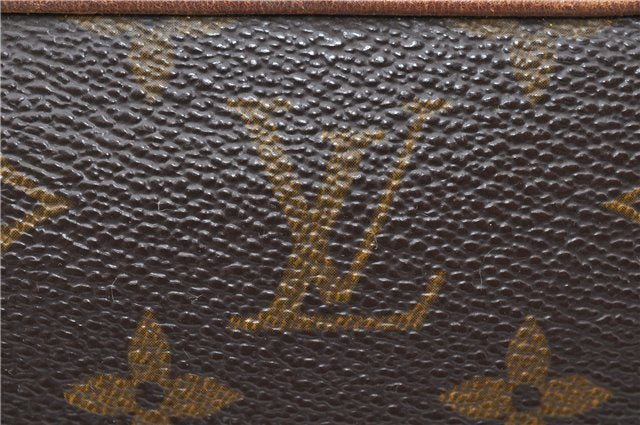 Auth Louis Vuitton Monogram Marly Dragonne PM Clutch Hand Bag M51827 LV 1835D