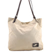 Authentic FENDI Vintage Canvas Leather Shoulder Tote Bag Beige 1835G