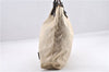 Authentic FENDI Vintage Canvas Leather Shoulder Tote Bag Beige 1835G