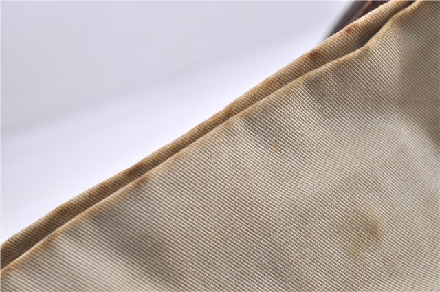 Authentic FENDI Vintage Canvas Leather Shoulder Tote Bag Beige 1835G