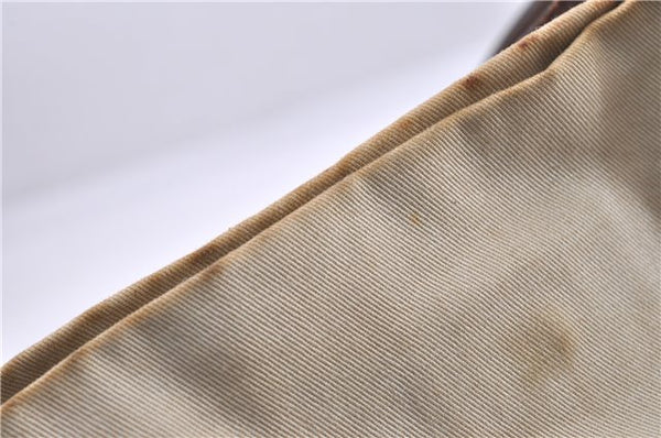 Authentic FENDI Vintage Canvas Leather Shoulder Tote Bag Beige 1835G