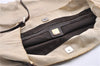 Authentic FENDI Vintage Canvas Leather Shoulder Tote Bag Beige 1835G