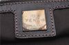 Authentic FENDI Vintage Canvas Leather Shoulder Tote Bag Beige 1835G