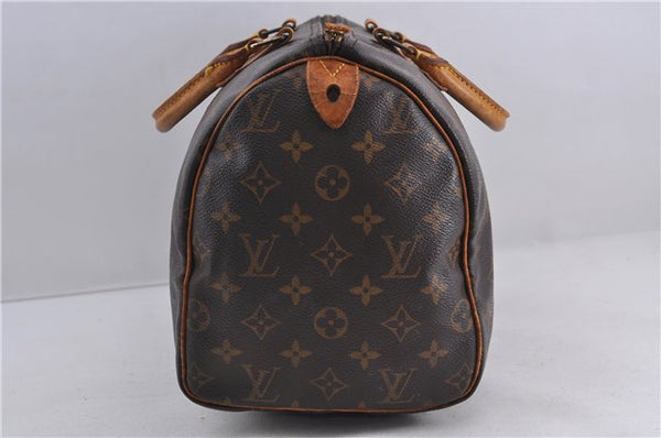 Authentic Louis Vuitton Monogram Speedy 30 Hand Bag M41526 LV 1837D