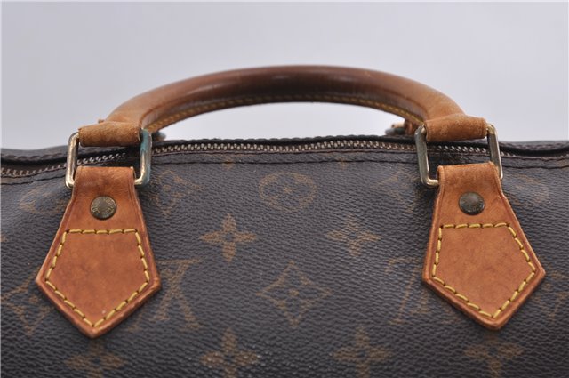 Authentic Louis Vuitton Monogram Speedy 30 Hand Bag M41526 LV 1837D