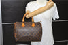 Authentic Louis Vuitton Monogram Speedy 30 Hand Bag M41526 LV 1837D