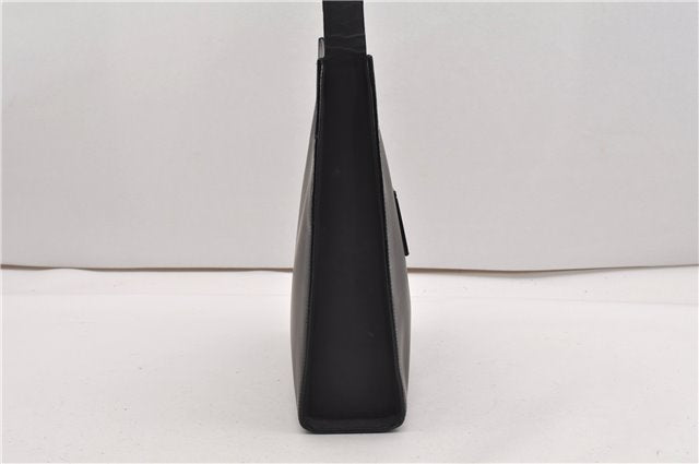 Authentic GUCCI Vintage Shoulder Bag Purse Leather 0013066 Black 1837G