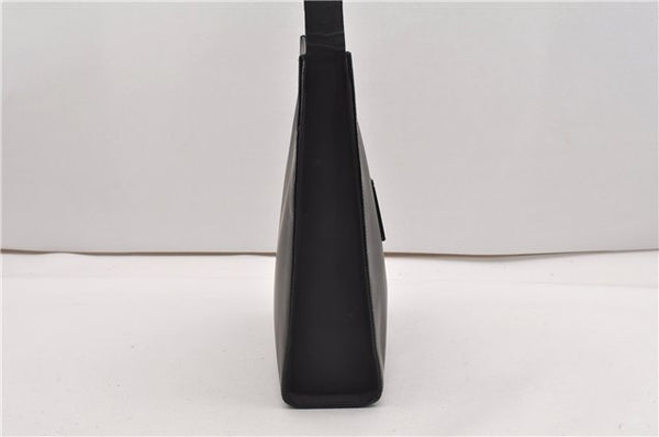 Authentic GUCCI Vintage Shoulder Bag Purse Leather 0013066 Black 1837G